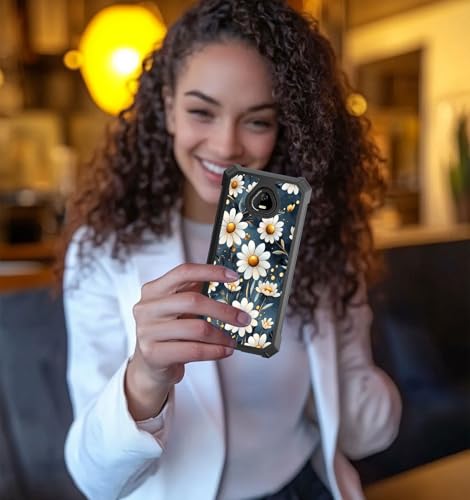 for Schok Volt Sv67q Sv67332 Case with Screen Protector, Military Grade Drop Protection, Dual Layer Hybrid Shockproof Protection TPU Phone Case for Schok Volt Sv67q, Little Flower - color: Little Flower