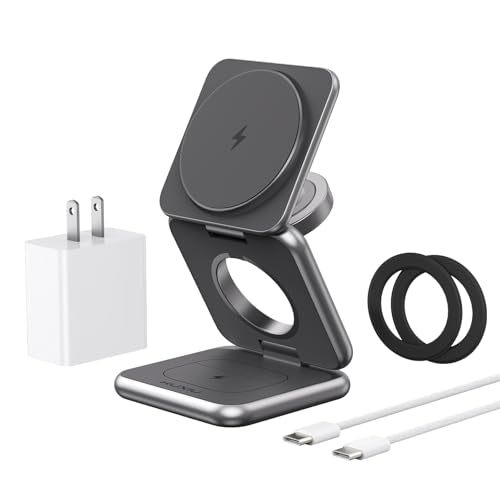 KU XIU 3 in 1 Charging Station for Samsung Phone Watch Buds - color: Grey 1
