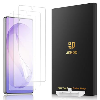 [3 Pack] for Galaxy S26 Ultra Matte TPU Screen Protector (Not Glass), Fingerprint Sensor Compatible, Anti-Glare, Touch Sensitive, Self-Healing, Full Adhesive Flexible Film