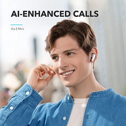 Soundcore by Anker P20i True Wireless Earbuds, with Big Bass, 30H Playtime - color: White