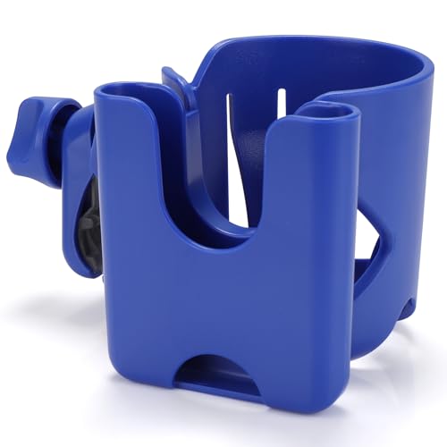 Accmor Stroller Cup Holder, Cup Holder for Walker Bike Wheelchair - color: Cup Phone Holder-Blue