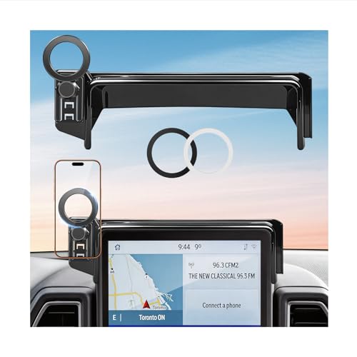 Car Phone Holder for Ford Bronco Sport 2024 2023 2022 2021 8-Inch Screen(Not Fit 2025+,Not Fit Bronco) 360° Rotation Magnetic Cell Phone Mount, Compatible with Magsafe, Does Not Affect Air Vent - size: Fit for 2021-2024 Bronco Sport, 8-Inch