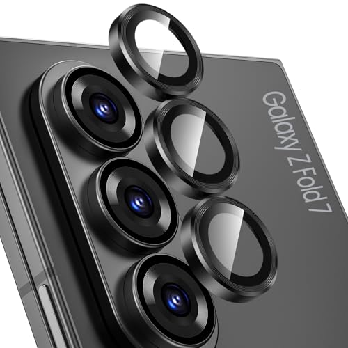 Tensea Camera Lens Protector Compatible for Samsung Galaxy Z Fold 7/8 Ultra - color: Black