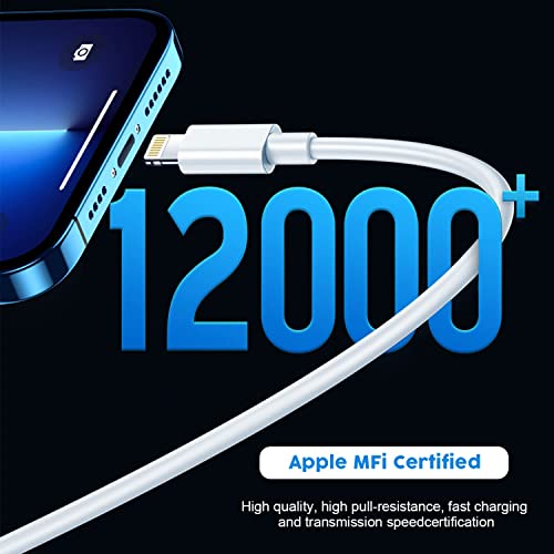 10FT iPhone Charger, iPhone 14 Fast Charging Block, Long Fast Apple Charger - color: White 10FT
