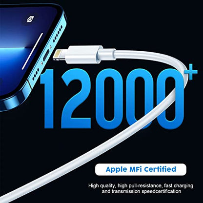10FT iPhone Charger, iPhone 14 Fast Charging Block, Long Fast Apple Charger - color: White 10FT