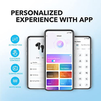 Soundcore by Anker P20i True Wireless Earbuds, with Big Bass, 30H Playtime - color: White