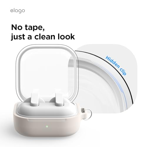 elago Duo Case for Galaxy Buds 4 Pro & Galaxy Buds 4 - color: Clear - Stone