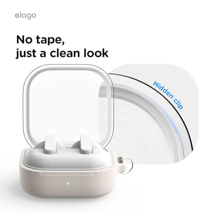 elago Duo Case for Galaxy Buds 4 Pro & Galaxy Buds 4 - color: Clear - Stone