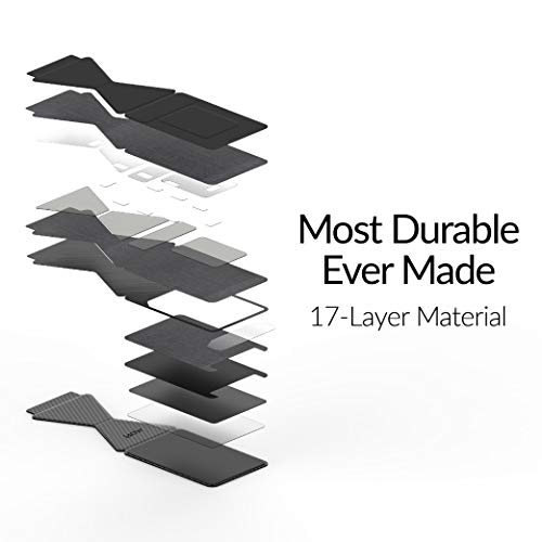 MOFT Adhesive Card Holder for Android, iPhone and Most Smartphones, 2 Viewing Angles, Slim Phone Stand (Starry Grey) - color: Starry Grey