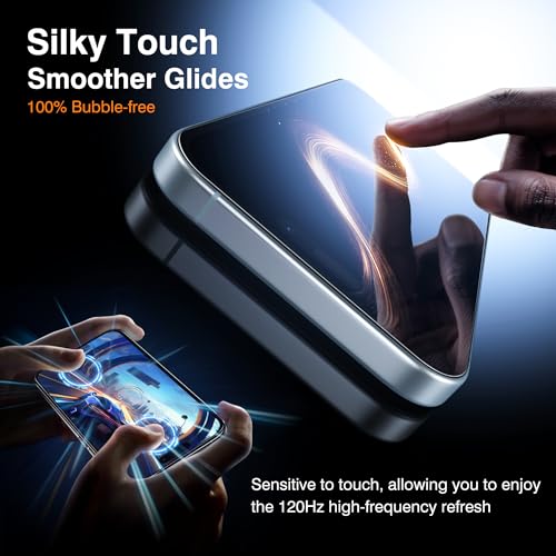 EZ-GLAZ-4+2 Pack for iPhone 15 Plus Screen Protector (6.7") HD Clear - size: iPhone 15 Plus