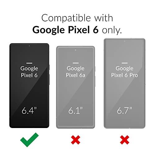 Crave Slim Guard for Google Pixel 6, Shockproof Case for Google Pixel 6 - Black - color: Black