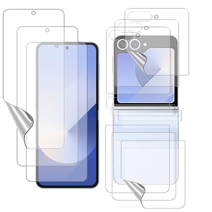 [3 Sets 12PCS] Matte Screen Protector for Samsung Galaxy Z Flip 6,Soft TPU Film Ultra-Thin Anti-Glare Screen Protectors - size: for Z Flip 6