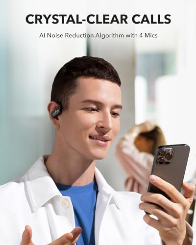 Soundcore V30i by Anker Open Ear Earbuds, Open Ear Headphones True Wireless - size: Standard