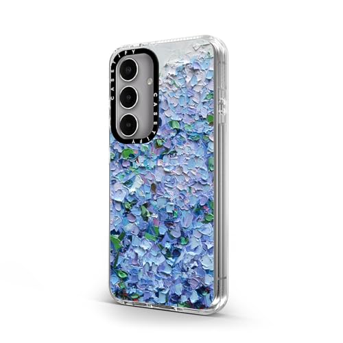 CASETiFY for Galaxy S24 Case - Impact Clear | Not Yellowing | 6.6 ft. Drop Protection | Nantucket Blue Hydrangeas | Clear - color: Nantucket Blue Hydrangeas, size: Galaxy S24