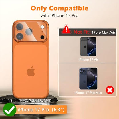 imluckies 3 Pack for iPhone 17 Pro 6.3" Camera Lens Protector, HD Clear Tempered Glass Camera Accessories, 9H Hardness Anti-Scratch Screen Cover, Case Friendly[Not Affect Night Shots] - size: 17 Pro-Clear