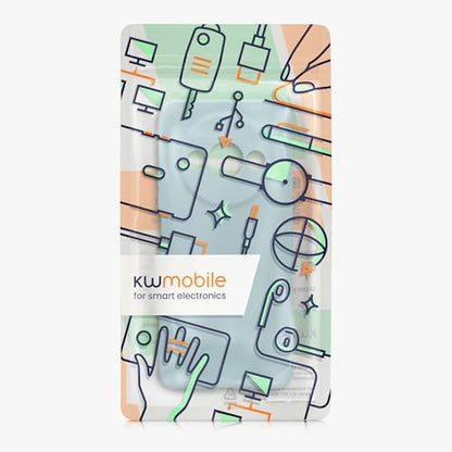 kwmobile Case Compatible with Xiaomi Redmi A3 Case - Protective Slim TPU Phone Cover - Soft Matte Finish - Antique Stone - color: Antique Stone