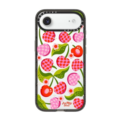 CASETiFY for iPhone Air Case - Impact | Slim Fit | 8.2 ft. 4X Military Grade Drop Protection | Checkered Cherries | Black - color: Checkered Cherries, size: Iphone Air (6.5")