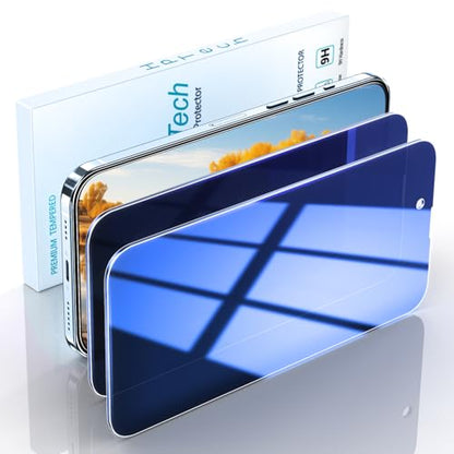 2 Pack Privacy Screen Protector for iPhone 17e/16e/14/13/13 Pro - color: Blue-iPhone 16e