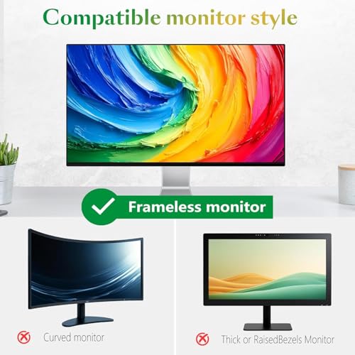 Magnetic 23 Inch Privacy Screen for Computer Monitor 16:9 Widescreen Desktop PC, 23in Hanging Removable Anti Blue Light Glare Eye Protection Shield, Screen Protector Panel - size: 23'' Privacy Screen (16:9)