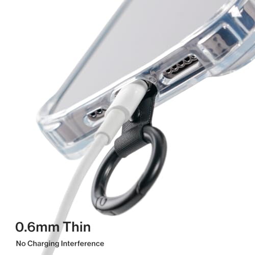 bitplay Stylish Phone Tab, Phone Strap Replacement Part for Cell Phone, Safety Lanyard Patch - color: Fluffii Kitty