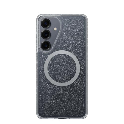 OtterBox Samsung Galaxy S26+ Symmetry Series Case - Stardust 4.0, Clear, Thin, Glitter Samsung Phone Case, Built-in Fast Charge Magnets & Raised Edges - color: Stardust Clear/Glitter, style: S26+