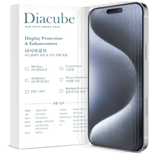 Anti Glare Matte Screen Protector for iPhone 15 Pro Max [3-Pack] Break-Resistant PET EPU Film, Anti Fingerprint, Silky Touch, Dust Free & Easy Installation with Alignment Jig - size: iPhone 15 Pro Max