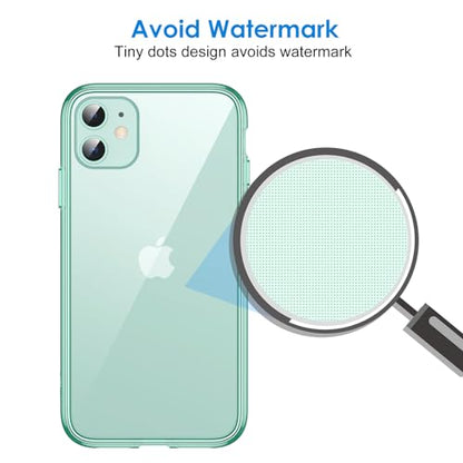 JETech Case for iPhone 11, Anti-Yellowing, Green | Shockproof Protection, Scratch Resistant Hard PC Back, Durable Transparent TPU Bumper - color: Green