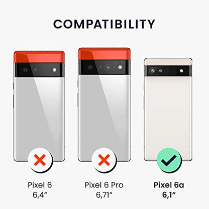 kwmobile Case Compatible with Google Pixel 6a Case - Soft Slim Protective TPU Silicone Cover - Light Blue - color: light blue