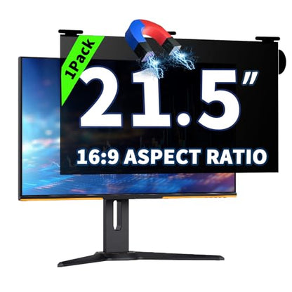 Magnetic Hanging Computer Privacy Screen for 21.5'' 16:9 Widescreen Monitor - color: 1 Pack Magnetic Hanging 21.5 Inch for 16:9