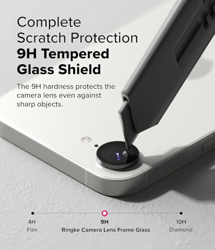 Ringke for iPhone 17e / 16e Camera Lens Protector [2 Pack] - size: iPhone 17e / iPhone 16e