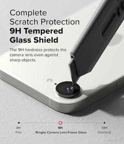 Ringke for iPhone 17e / 16e Camera Lens Protector [2 Pack] - size: iPhone 17e / iPhone 16e
