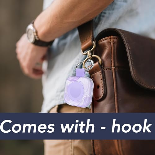 HUOTO Portable Wireless Charger for Apple Watch Magnetic iwatch Charger 1200mah Power Bank Camping Travel Essentials Watch Charger for Series 11/10/9/8/7/6/Se/5/4/3/2/1/Ultra/Ultra 2/Ultra 3 - color: Night Purple