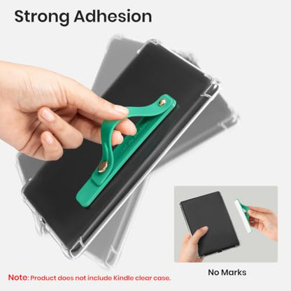 CoBak Hand Strap Holder for Kindle/Tablet - Lightweight TPU - color: Mint Green
