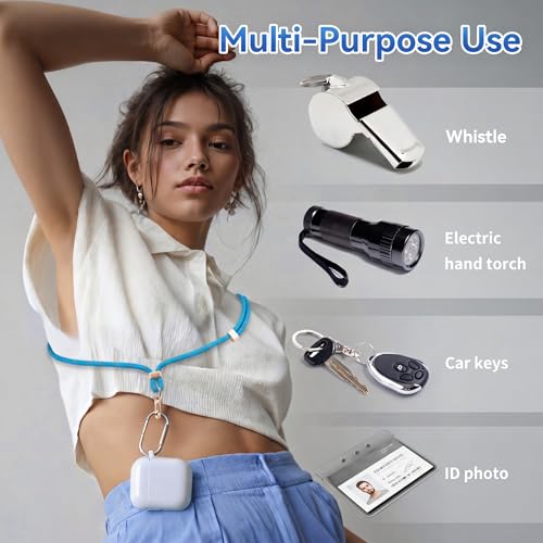 VVAAGG Cell Phone Lanyard for iPhone Crossbody Phone Strap - color: Skyblue