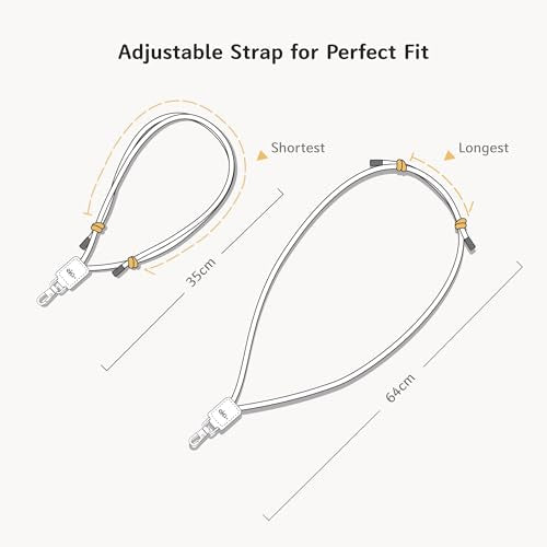 EKAX 2 Pack Crossbody & Neck Phone Strap, Customizable Neck Strap with 0.5mm Removable Phone Tab, Hands-Free Holder for Phones, Earphones, Badges & Keys (Midnight Blue+Khaki Grey) - color: Midnight Blue+khaki Grey