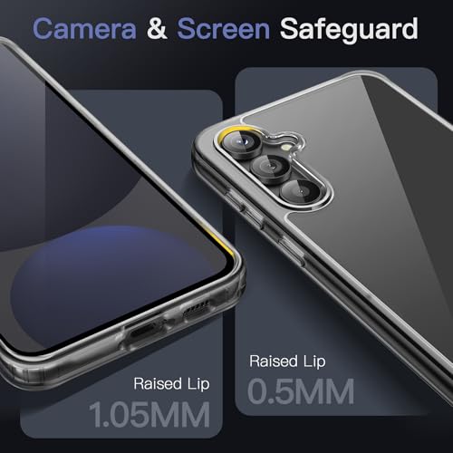 JETech Case for Samsung Galaxy S24 FE, Non-Yellowing Shockproof Bumper Protective Phone Cover, Anti-Scratch Hard PC Back (Black) - color: Black, size: Galaxy S24 FE