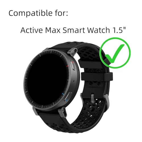 Screen Protector Compatible for Amazfit Active Max Smart Watch 1.5"