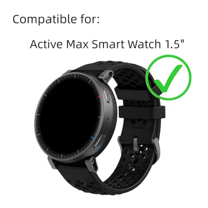 Screen Protector Compatible for Amazfit Active Max Smart Watch 1.5"