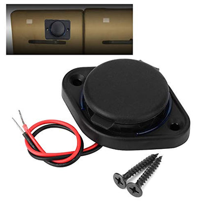 RiToEasysports Car USB Charger, ABS Dual USB Power Socket Adapter 5V 3.1A with LED Indicator, Flush Mount Charging Port for 12V 24V Car Boat ATV UTV RV Motorcycle