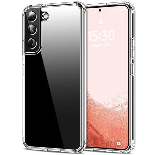 HOOMIL Case for Samsung Galaxy S22 Plus 5G 6.6-Inch, Non-Yellowing, Drop Protection, Anti-Scratch Transparent Hard Back Phone Cover - Crystal Clear - color: Clear, size: Samsung Galaxy S22 Plus