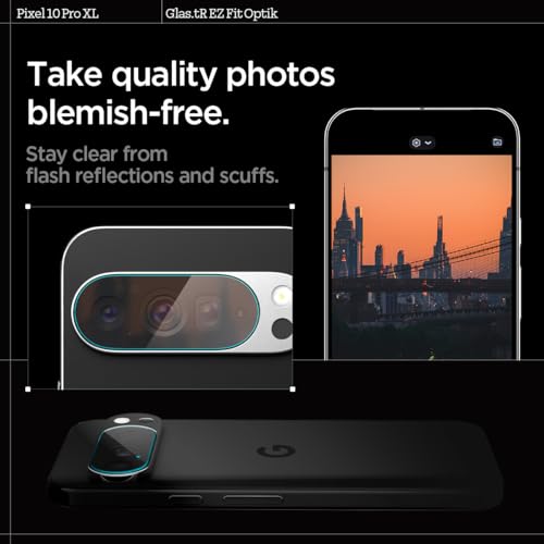 Spigen Glas.tR EZ FIT Optik Camera Lens Protector for Pixel 10 Pro XL - size: Pixel 10 Pro XL