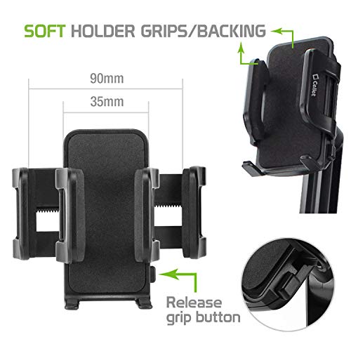 Cellet Car Cup Holder Phone Mount, Phone Holder Mount Cradle Universal Adjustable Compatible for All Smartphones Apple iPhone, Samsung Galaxy Note, LG, Moto Google Pixel (Long Neck) - style: Long Neck 13in