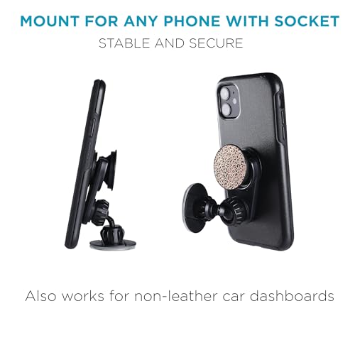 Desk/Wall Mount for PopSockets (2-Pack) – Strong Adhesive Phone Holder for Desk, Wall, Mirror (Not for Car) – Adjustable Angle, Compatible with All sockets - style: Wall Mount