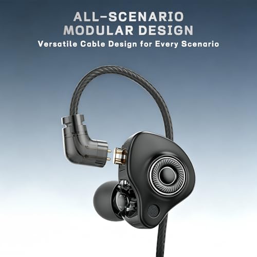 Wired in-Ear Headphones with Mic, Lightning Connector for iPhone,HiFi Sound Earphones with Volume Control, S25 Black - color: Black