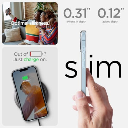 Spigen Ultra Hybrid Designed for iPhone 14 Case (2022) [Anti-Yellowing], [Military-Grade Protection] - Frost Clear - color: Frost Clear, size: iPhone 14