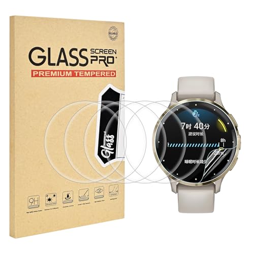 6PCS Compatible for Garmin Venu 3S 41mm Smartwatch Screen Protector Clear，HD Anti-scratch Soft TPU [Not Glass] with Ultra-thin Protector For Venu 3S Protective Film 41mm - size: Garmin venu 3S 41mm