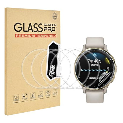 6PCS Compatible for Garmin Venu 3S 41mm Smartwatch Screen Protector Clear，HD Anti-scratch Soft TPU [Not Glass] with Ultra-thin Protector For Venu 3S Protective Film 41mm - size: Garmin venu 3S 41mm