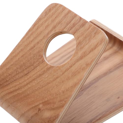 2pcs Wooden Phone Holder Stand for Tablets and Smartphones