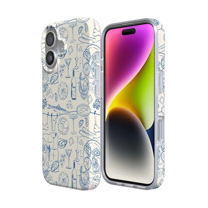 Casely iPhone 17 Case | Amalfi Aperitivo | Dolce Vita | Compatible with MagSafe | Classic Ultra Slim Design - color: Dolce Vita | Amalfi Aperitivo