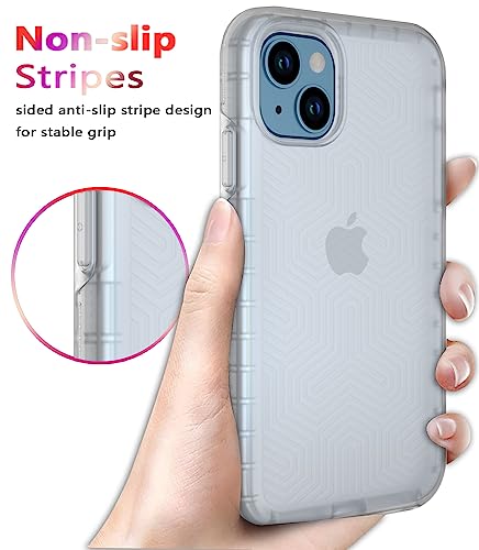 Diverbox for iPhone 14 case [Shockproof] [Dropproof] [Tempered Glass Screen Protector ],Heavy Duty Protection Phone Case Cover for Apple iPhone 14 (Clear-2in1) - color: Clear-2in1